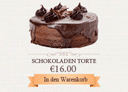 Webdesign Schokolade Shop